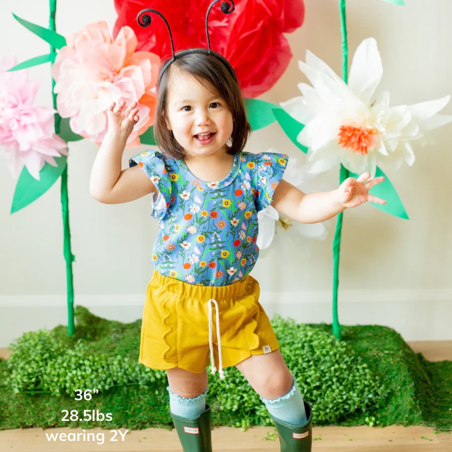 Little Road Co. Wonder Floral Flutter Top - Size 5 — image 2 of 6